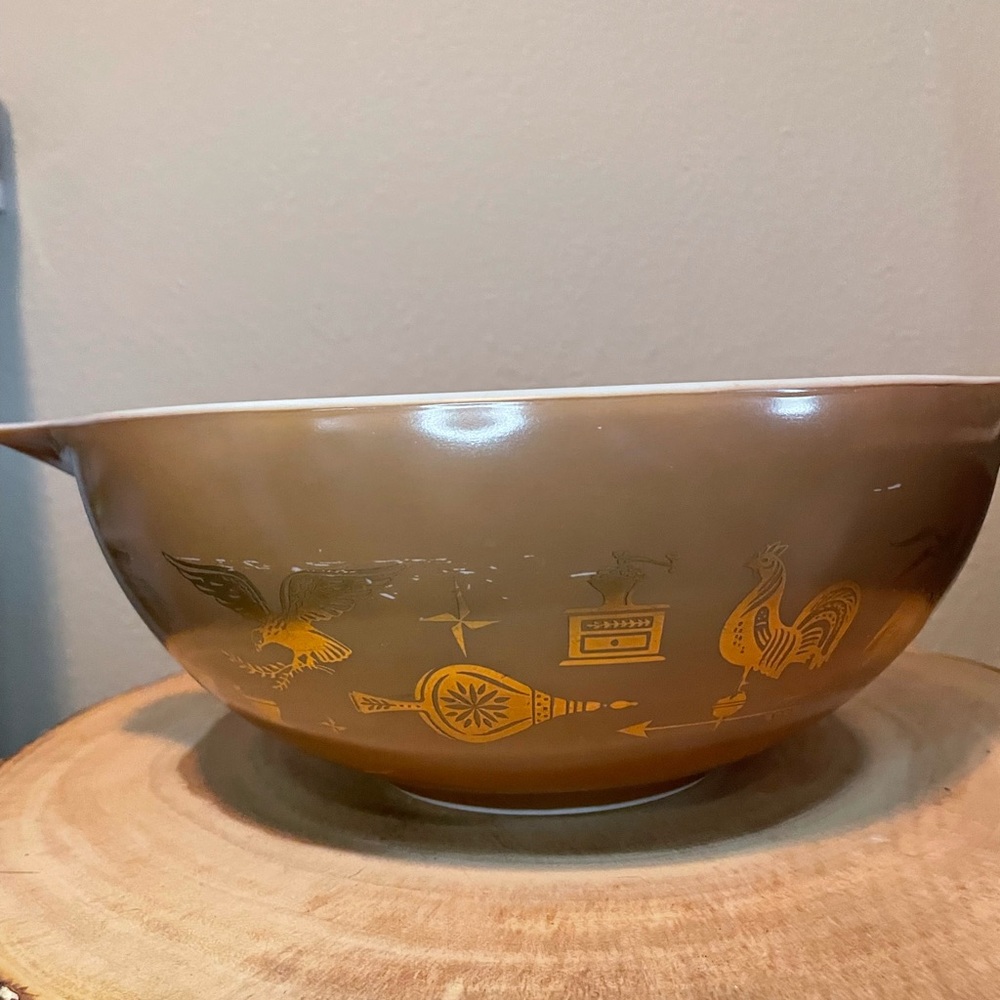 Vtg. Pyrex Early American Heritage #444